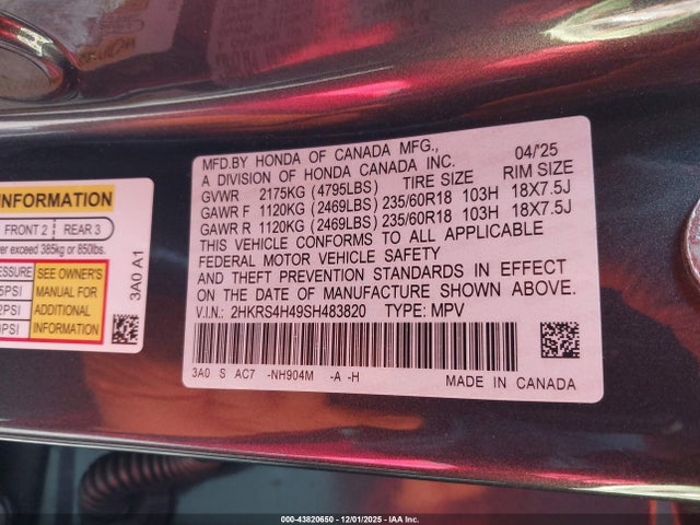 Honda CR-V Ex Awd