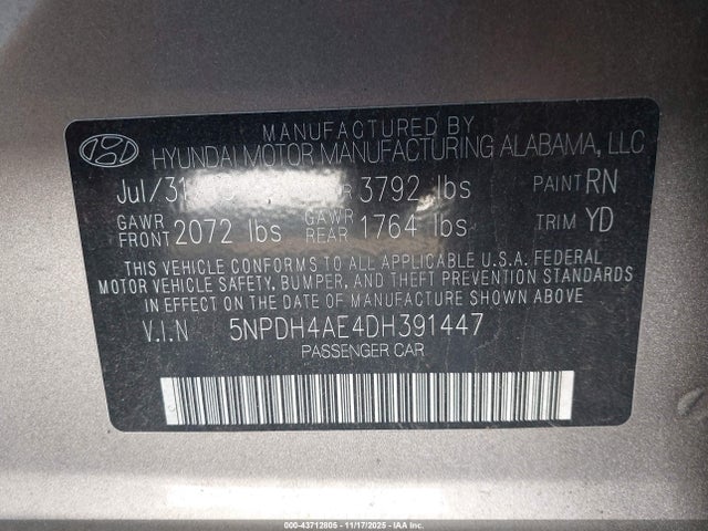 Hyundai ELANTRA Gls