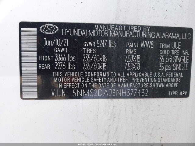 Hyundai SANTA FE Sel