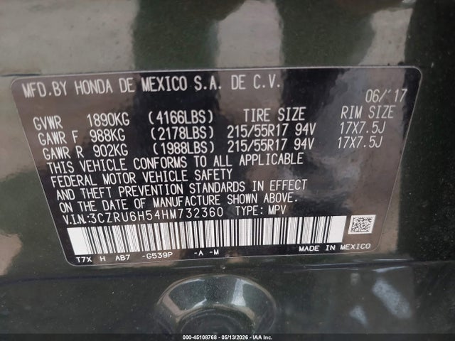 Honda HR-V Ex