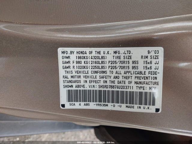 Honda CR-V Ex