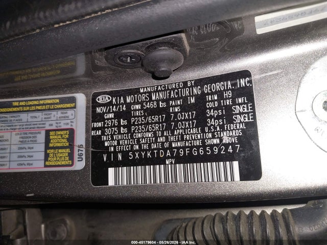 Kia Sorento Lx V6