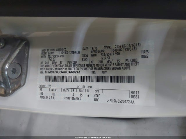 Ford Escape Se