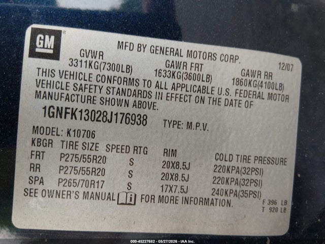 Chevrolet Tahoe Lt