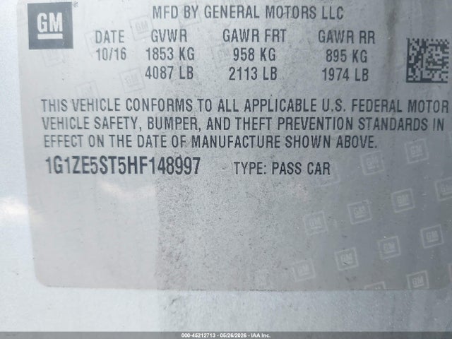 Chevrolet Malibu 1lt