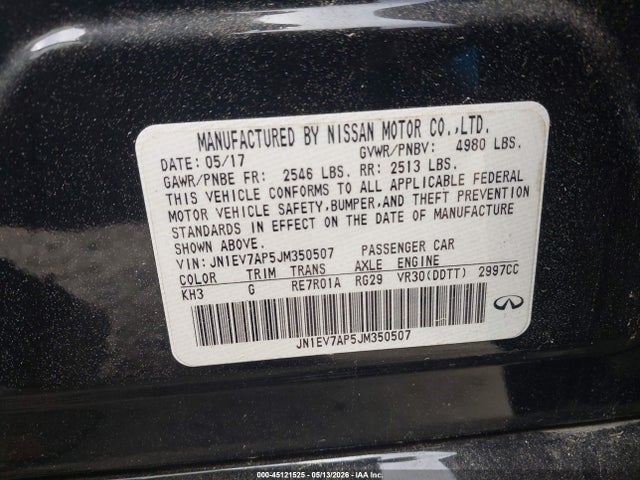 INFINITI Q50 3.0t Luxe