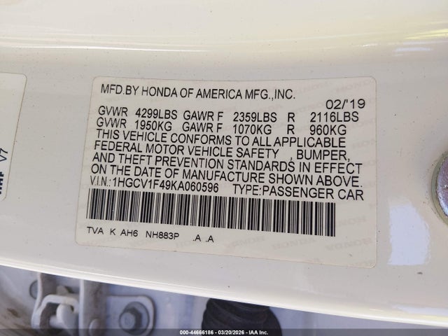 Honda Accord Ex