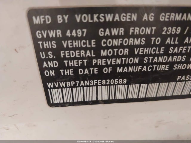 Volkswagen CC 2.0t Sport