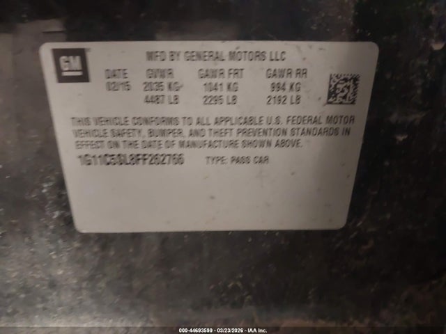 Chevrolet Malibu 1lt