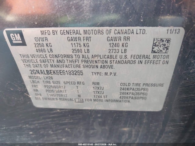 Chevrolet Equinox 1lt