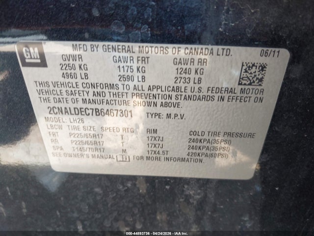 Chevrolet Equinox 1lt