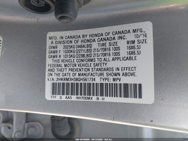 Honda CR-V Lx