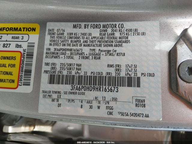 Ford Fusion Se