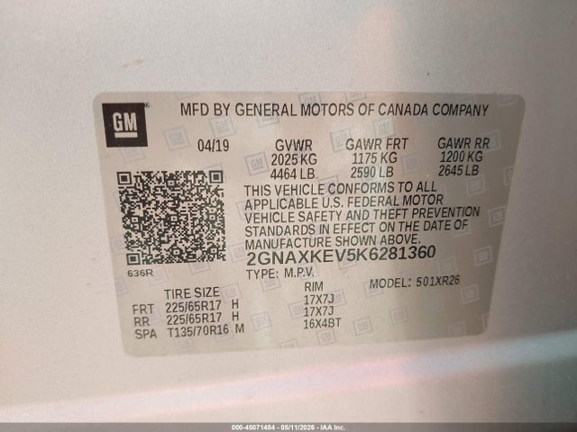 Chevrolet Equinox Lt