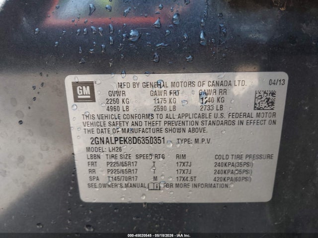 Chevrolet Equinox 2lt
