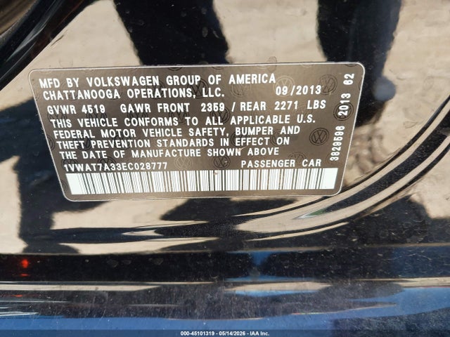 Volkswagen Passat 1.8t Wolfsburg Edition