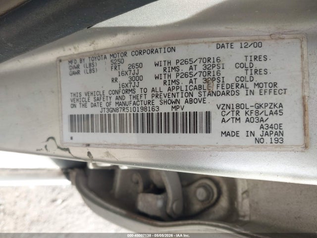 Toyota 4Runner Limited V6
