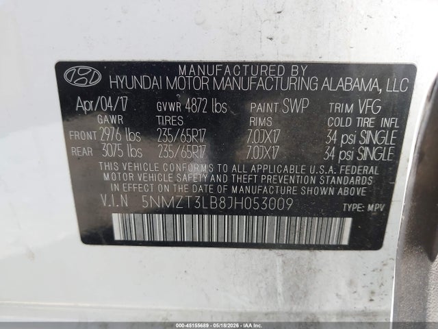 Hyundai SANTA FE 2.4l