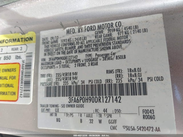 Ford Fusion Se