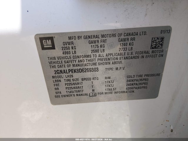 Chevrolet Equinox 2lt