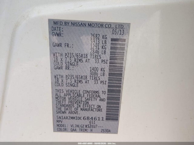 Nissan Pathfinder Sl