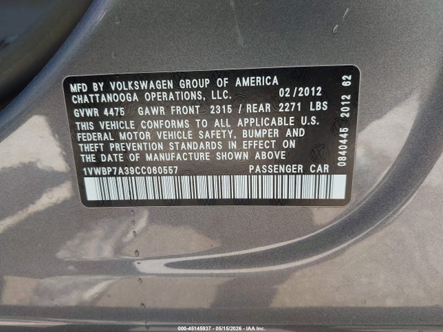 Volkswagen Passat 2.5l Se