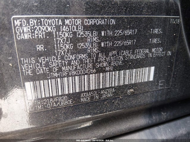 Toyota RAV4 Le