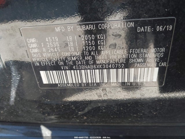 Subaru Legacy 2.5i