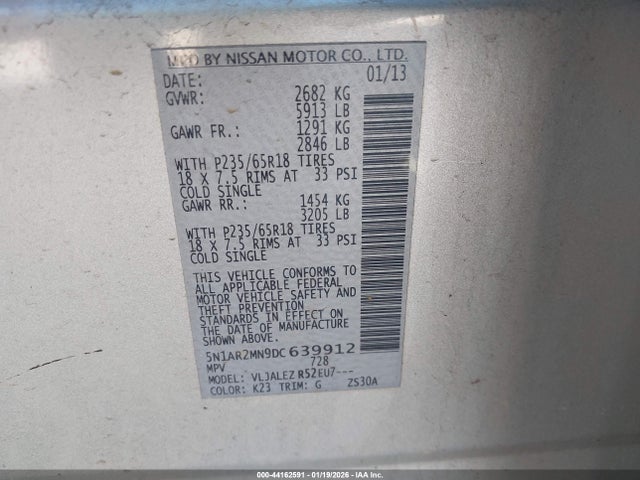 Nissan Pathfinder Sv