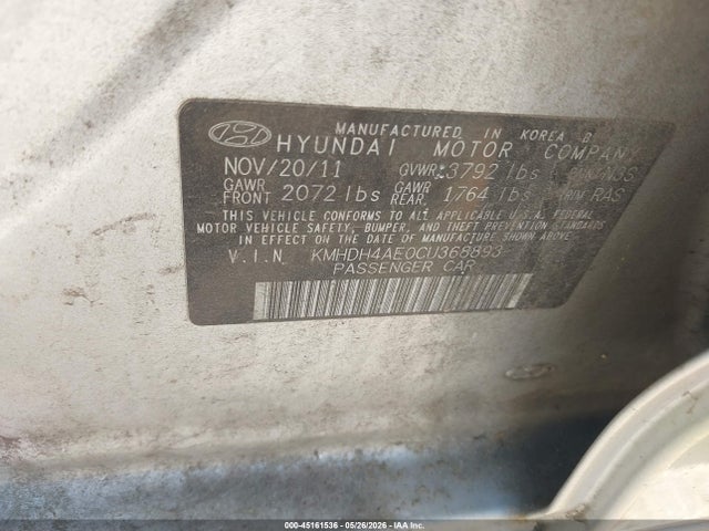 Hyundai ELANTRA Gls (ulsan Plant)