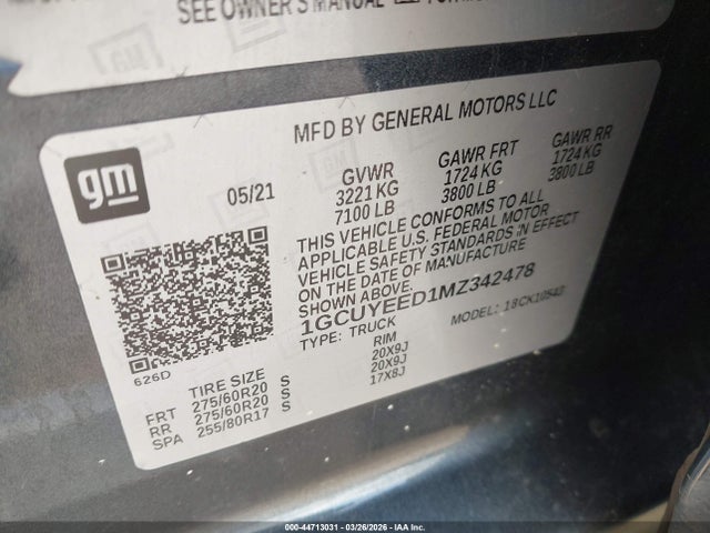 Chevrolet Silverado 1500 4wd  Short Bed Rst