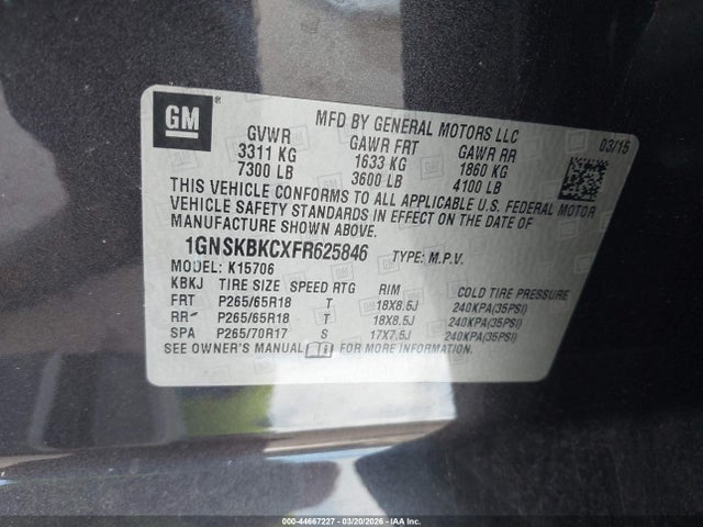Chevrolet Tahoe Lt
