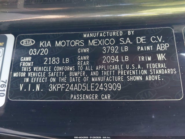 Kia Forte Lxs