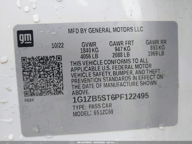 Chevrolet Malibu Fwd Ls