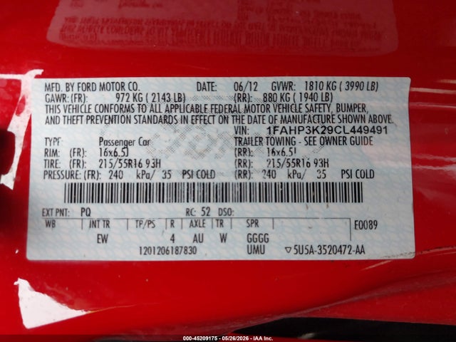 Ford Focus Se