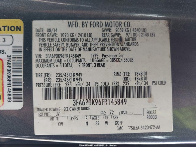 Ford Fusion Titanium