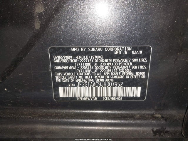 Subaru Crosstrek 2.0i