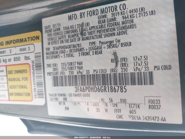 Ford Fusion Se