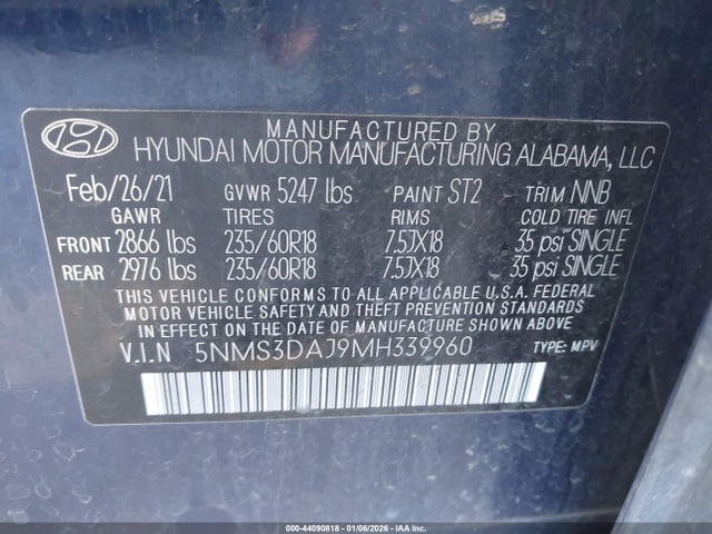 Hyundai SANTA FE Sel
