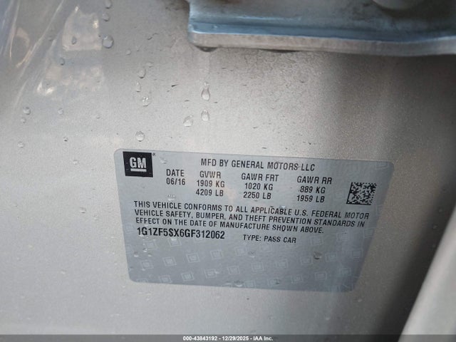 Chevrolet Malibu 2lt