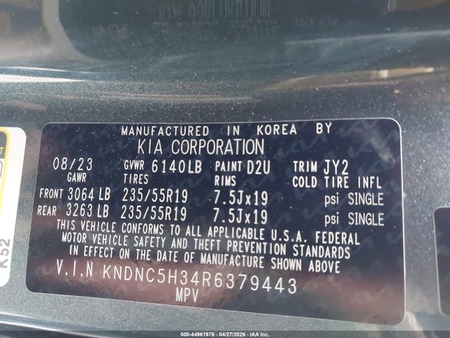Kia Carnival Ex