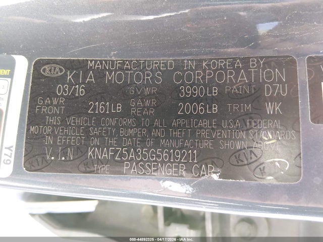 Kia Forte Sx