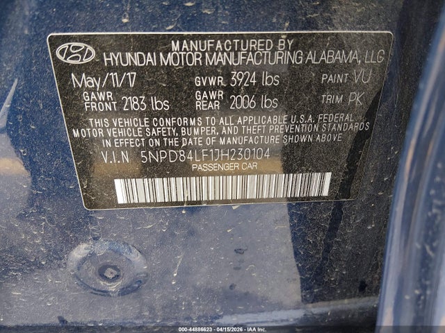 Hyundai ELANTRA Sel