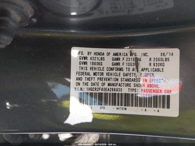 Honda Accord Ex-l