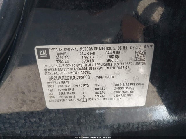 Chevrolet Silverado 1500 1lt