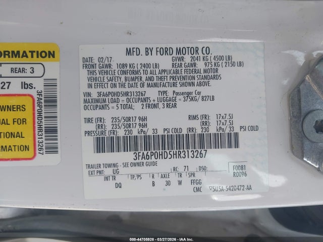 Ford Fusion Se