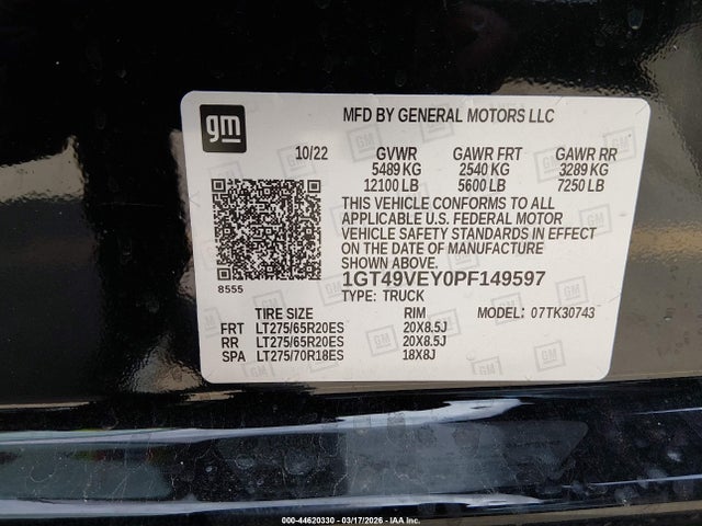 General Motors Sierra 3500HD 4wd  Standard Bed At4