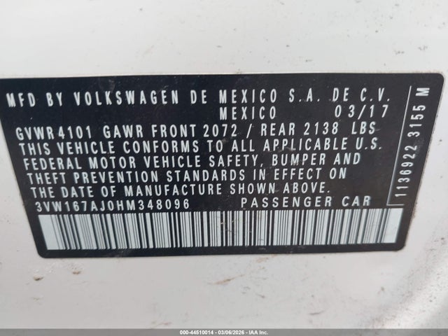 Volkswagen Jetta 1.4t S