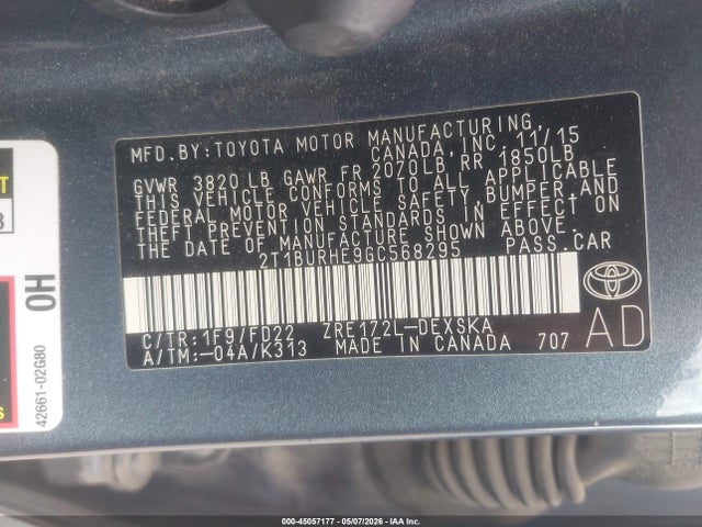 Toyota Corolla S Plus