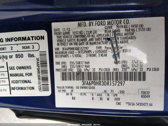 Ford Fusion Se